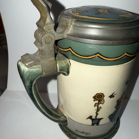 Vintage Mettlach beer stein Ceramic 3090 - Picture 5 of 14